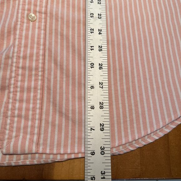 Ralph Lauren Custom Fit Button Down Shirt. Large. Long Sleeve. Stripes. Logo - Picture 9 of 11